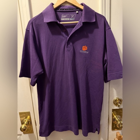 Clemson Short Sleeve Polo Shirt - Picture 1 of 7